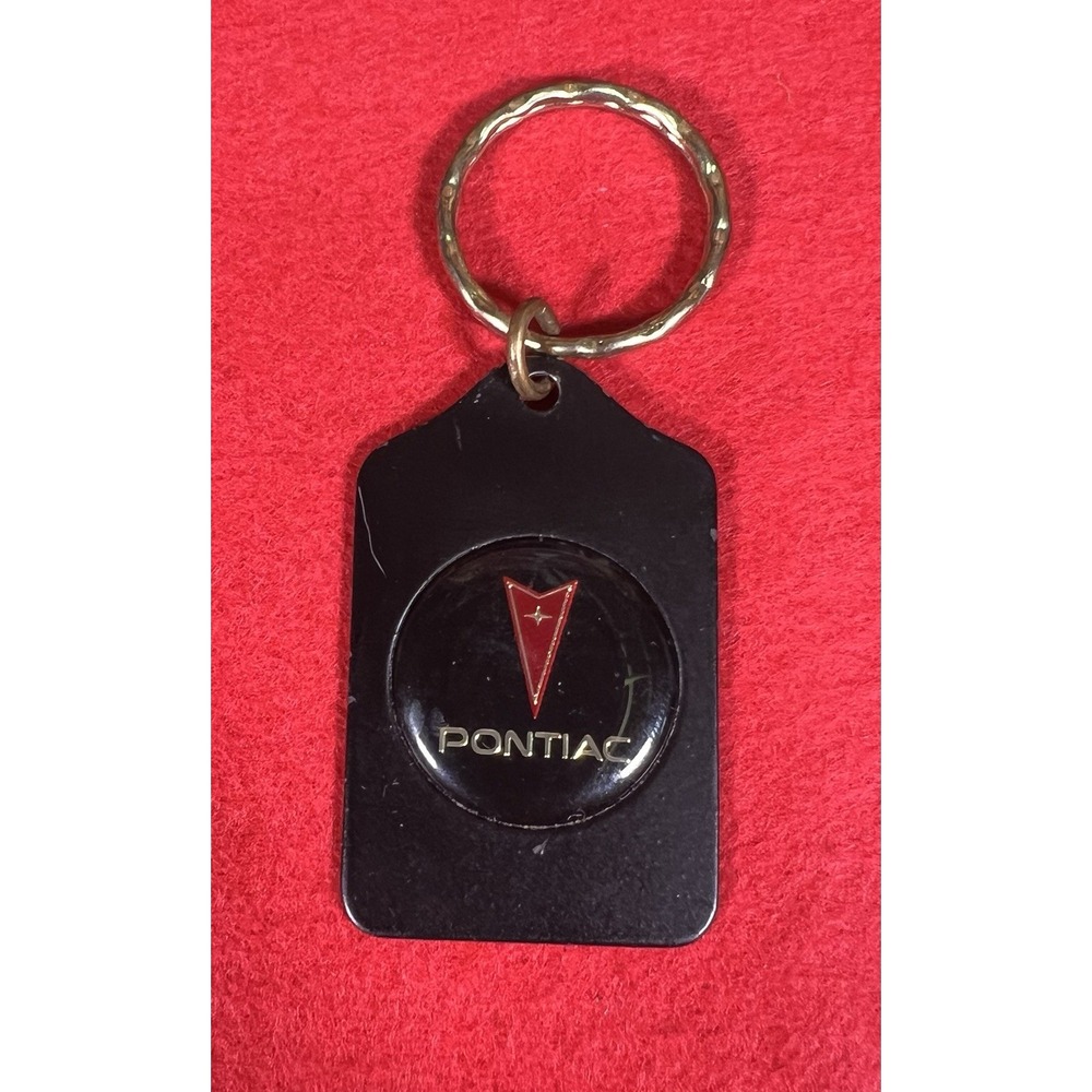 Pontiac Black Vintage 3.25" Key‎ Ring